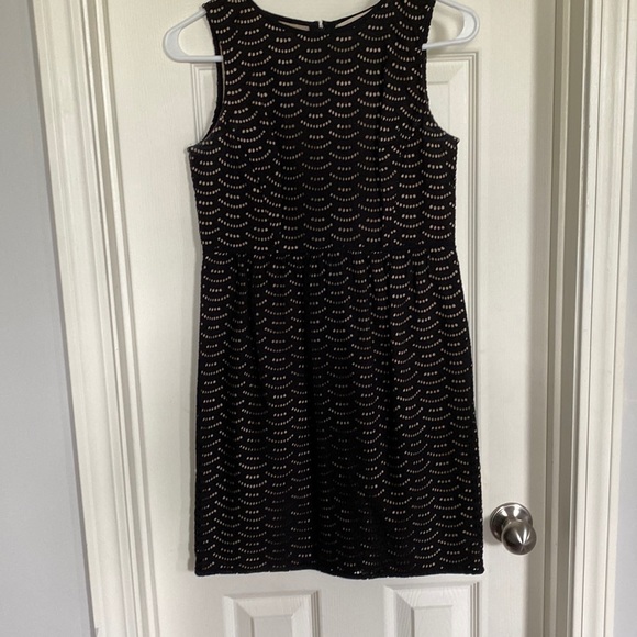 LOFT | Dresses | Loft Black Eyelet Tank Dress | Poshmark
